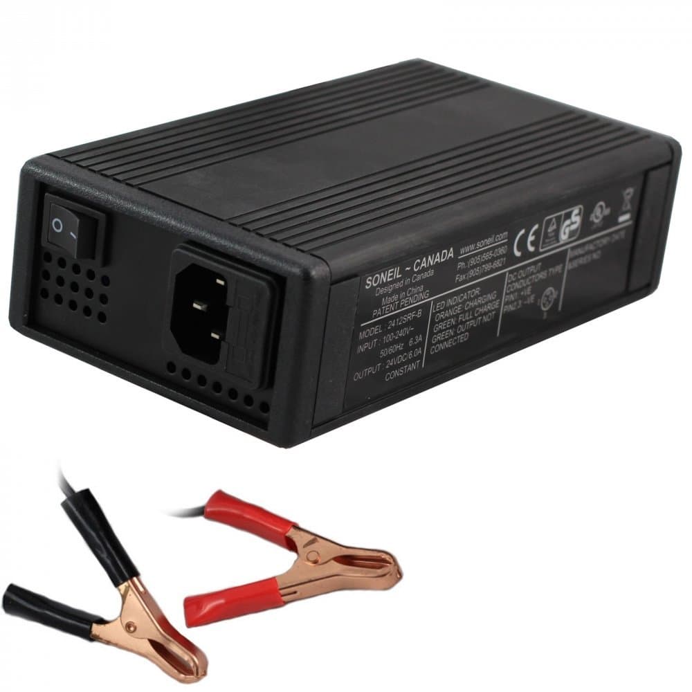 24 Volt, 6 Amp Battery Charger