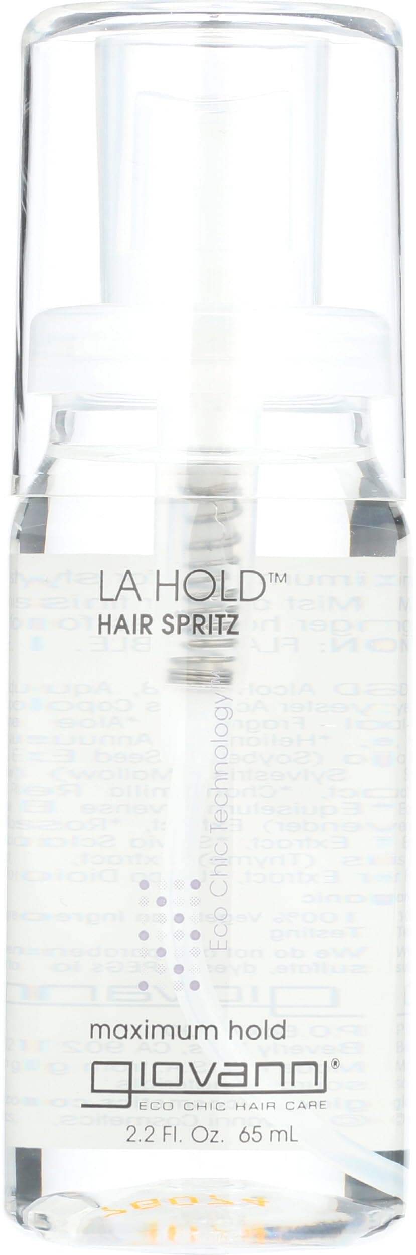 Giovanni Hair Care Products L.A. Hold Hair Spritz, 2.2 Fluid