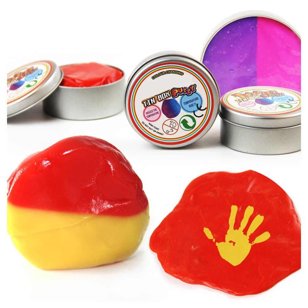 Putty Slime Toy 2 Ounce Bouncing Playdough Temperature Sensor Color Changing Creative Toy for Adults,Kids