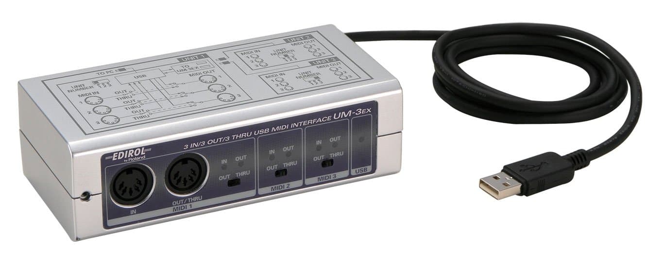 Edirol UM-3EX 3 x 3 USB MIDI Interface