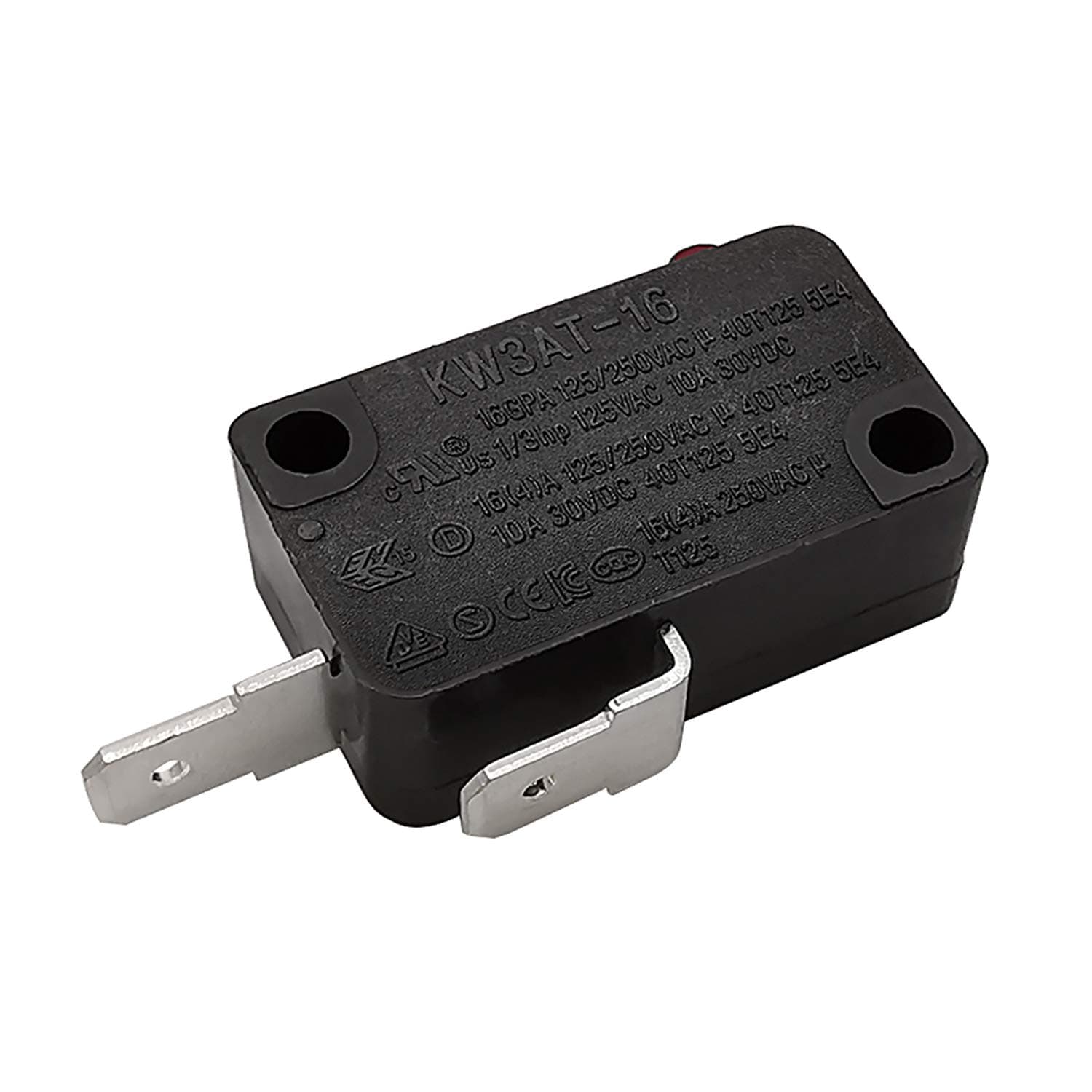 HiQltyla Microwave Oven Door Switch Replacement Part, 16A 125VAC, KW3AT-16 (Downward Compatible with KW3A-16), Normally Open - 1Pc