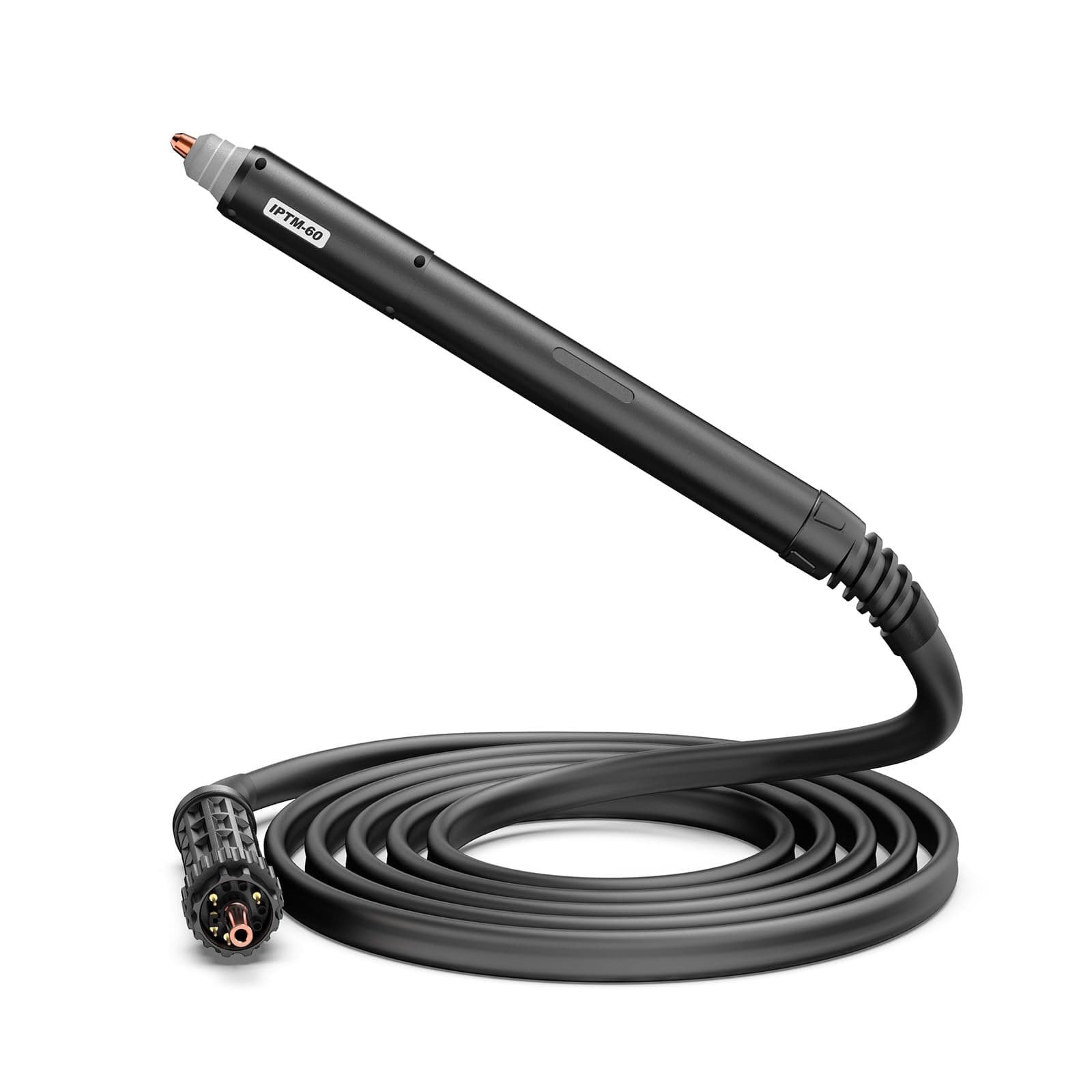 CNC Plasma Cutting Torch, IPTM60 Non-HF Pilot Arc Plasma Cutting Straight Torch, 20FT
