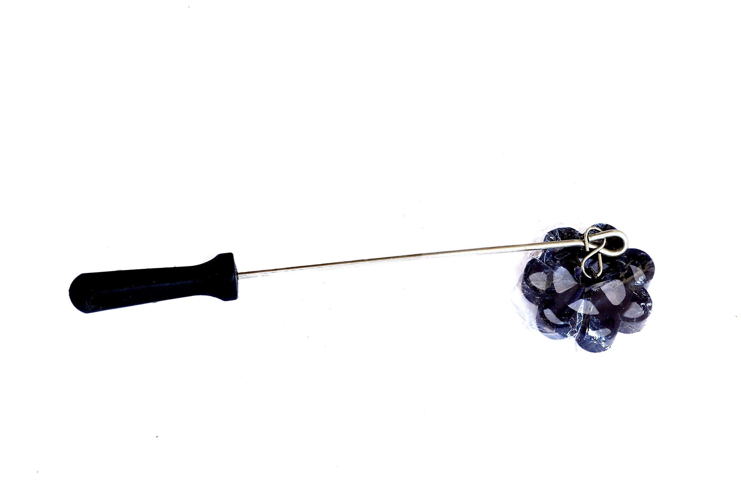 Flora and CO Non Stick Aluminium Rose Cookie Maker Mould (Black, 1 Piece)