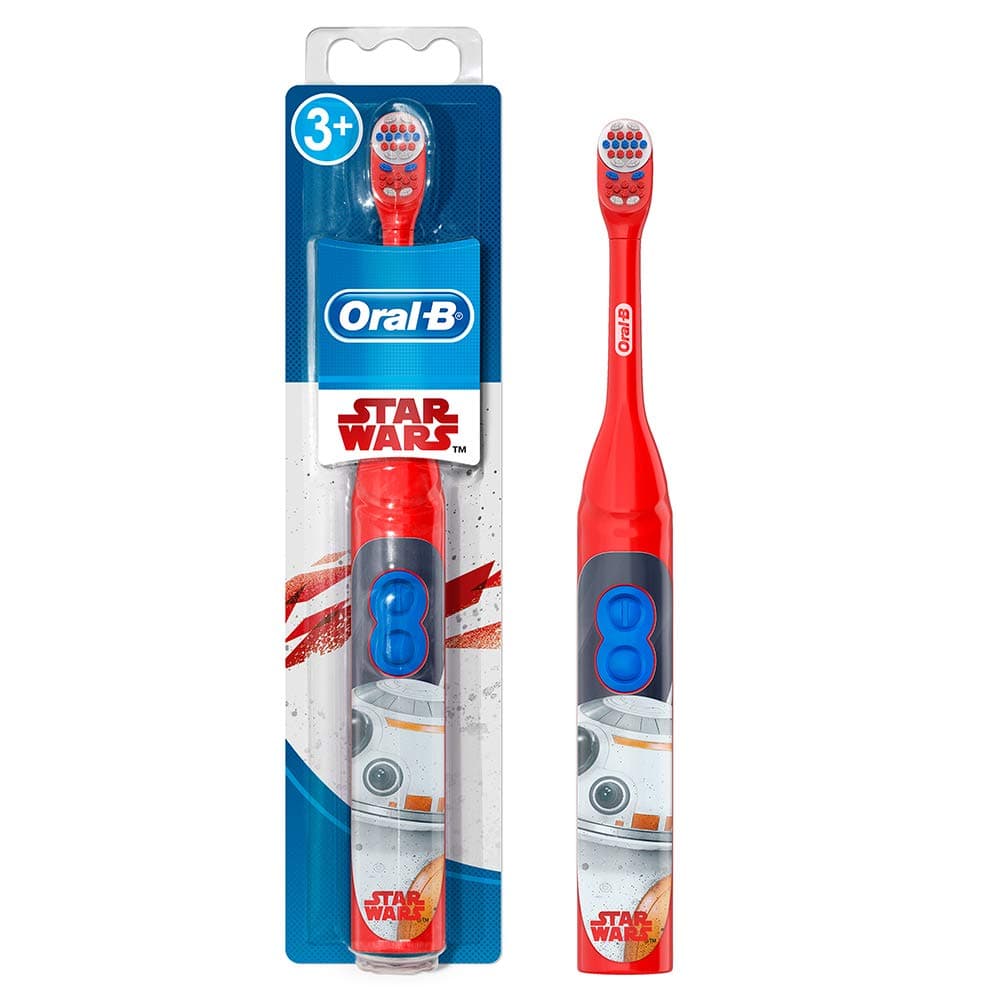 Oral-B DB 3010 Disney Star Wars Battery Power Electric Toothbrush for Kids (Assorted) - Powered By Braun