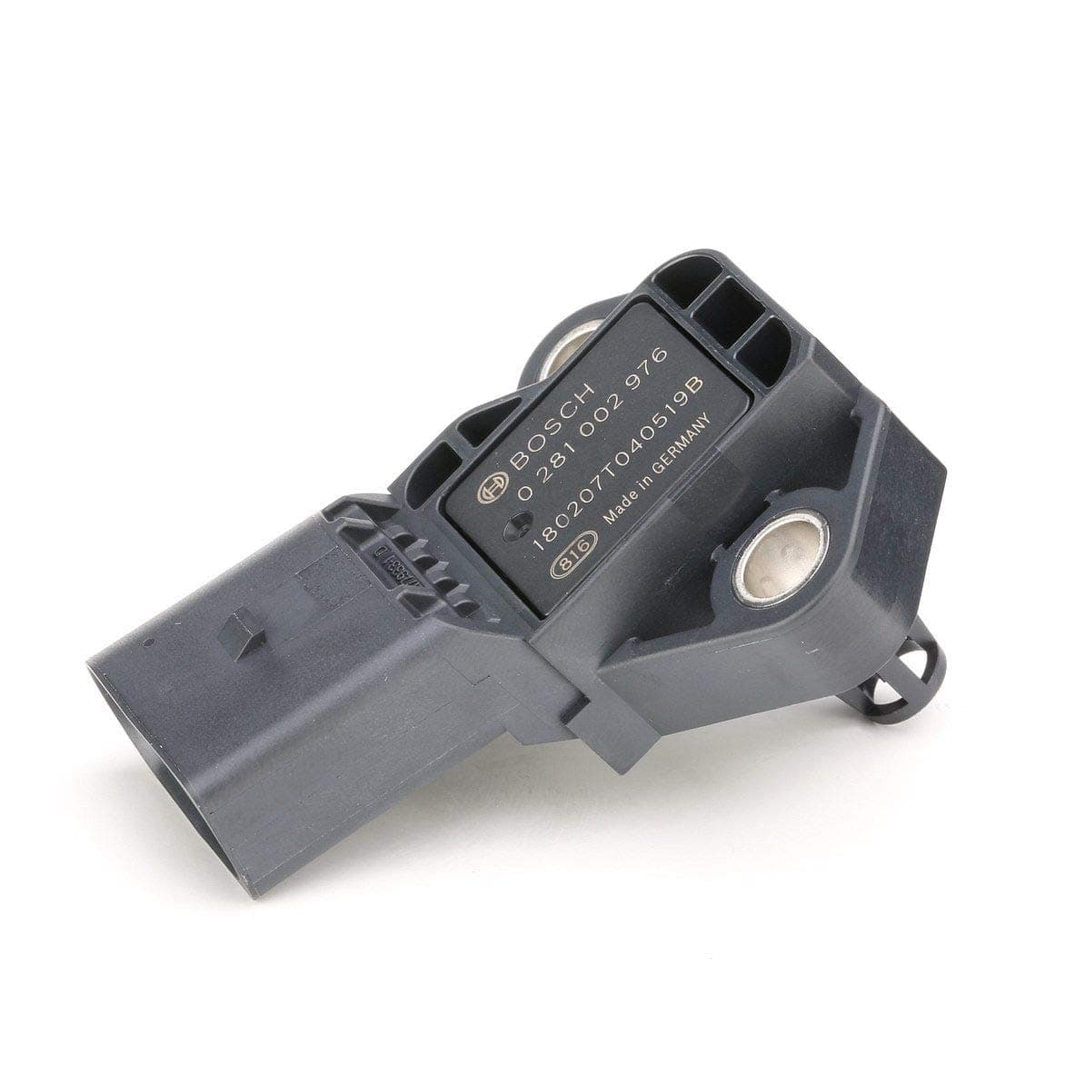 BOSCH 0281002976 Original Equipment Boost Pressure/Manifold Absolute Pressure (MAP) Sensor - Compatible With Select Audi A3; Bentley Mulsanne; Porsche Macan; Volkswagen Beetle, Golf R, Jetta