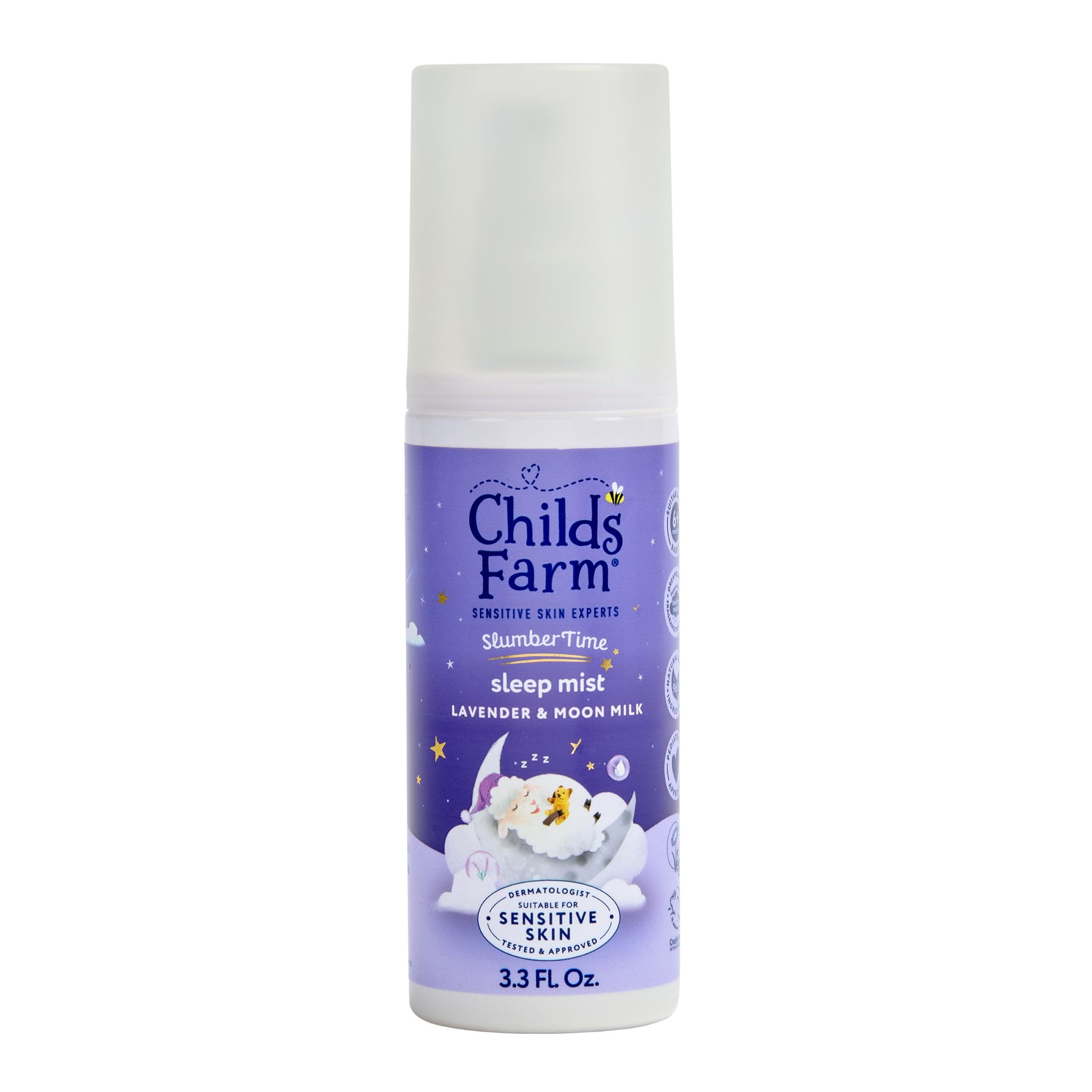 Childs Farm SlumberTime Sleep Mist, Calming Lavender & Moon Milk | Suitable for Dry, Sensitive Skin, 100ml