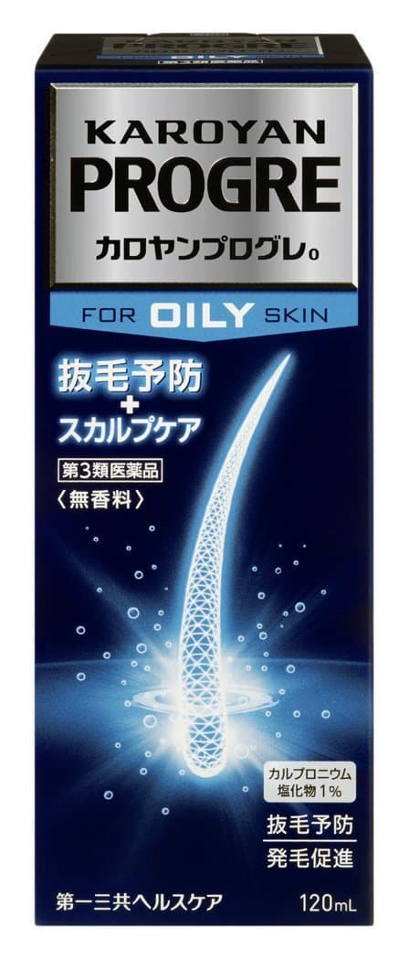 Karoyan Mens Scalp Progre Oily Lotion - 120ml (Green Tea Set)