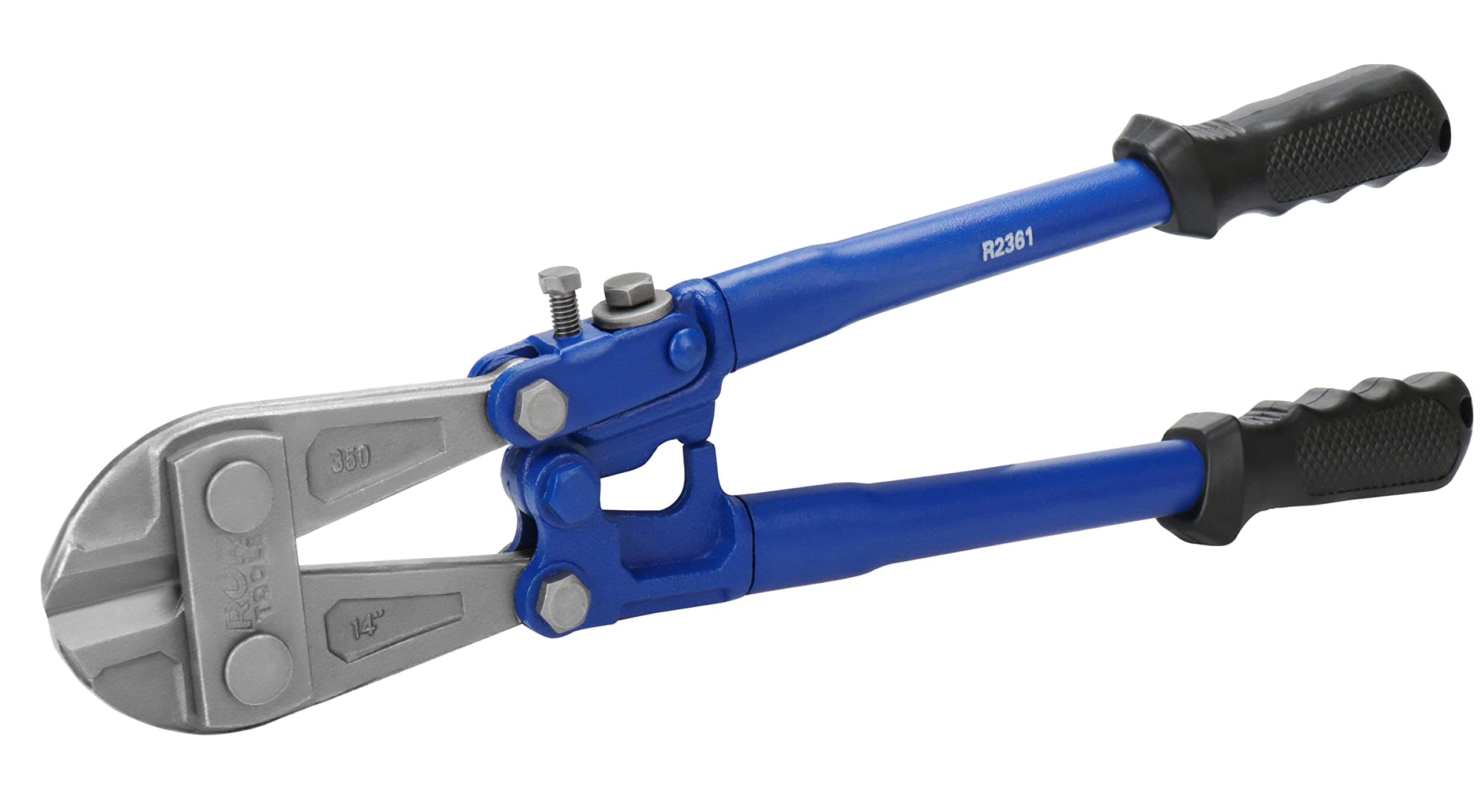 14-Inch Heavy Duty Bolt Cutter - T8 alloy steel jaws, Bi-Material Handle with Soft Rubber Grip