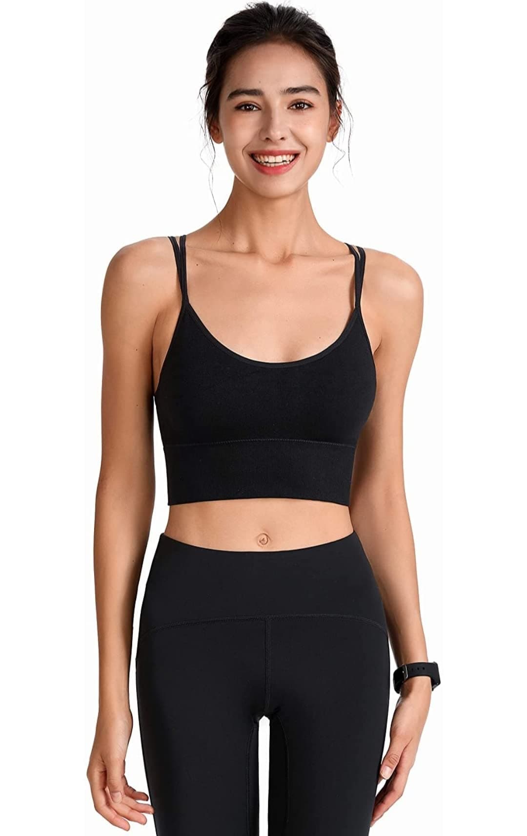 Sweet CathySports Bra Seamless Top Yoga Running Gym Crop Top Push Up Bra Vest Sportswear Fitness Full Cup for Women