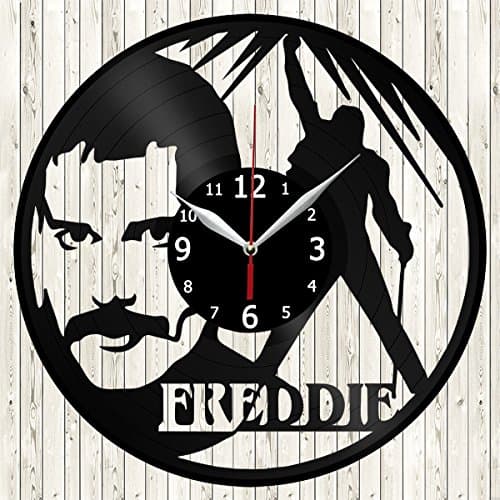 Freddie Mercury Rock Band Queen Vinyl Record Wall Clock Decor Handmade Unique Original Gift