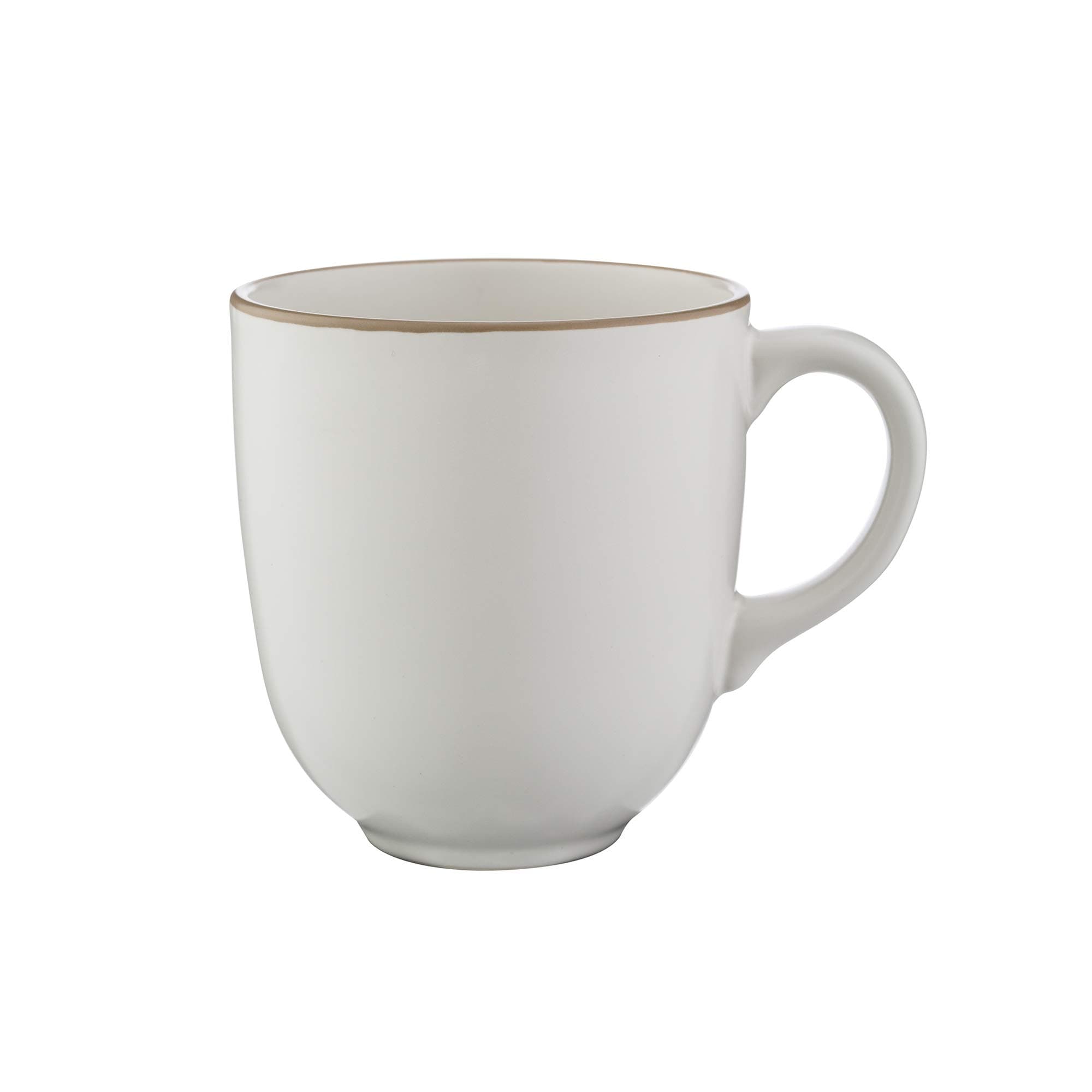 Classic Collection Fine Durable Stoneware Cream Mug 450ml, 12.5 x 12.5 x 10 cm