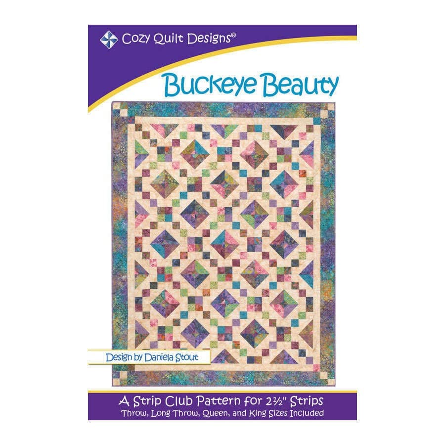 Cozy Quilt Designs Pattern - Buckeye Beauty (Includes Instructions for Four Project Sizes)