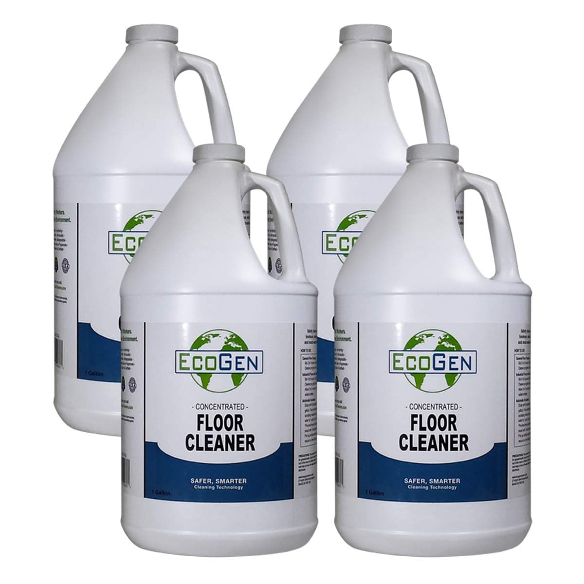 Commercial Floor Cleaner; Industrial Use, Concentrated Formula, Biodegradable, Water Based, Unscented, Multi Surface Cleaning, Safe On Skin, Pack of 4 Gallons
