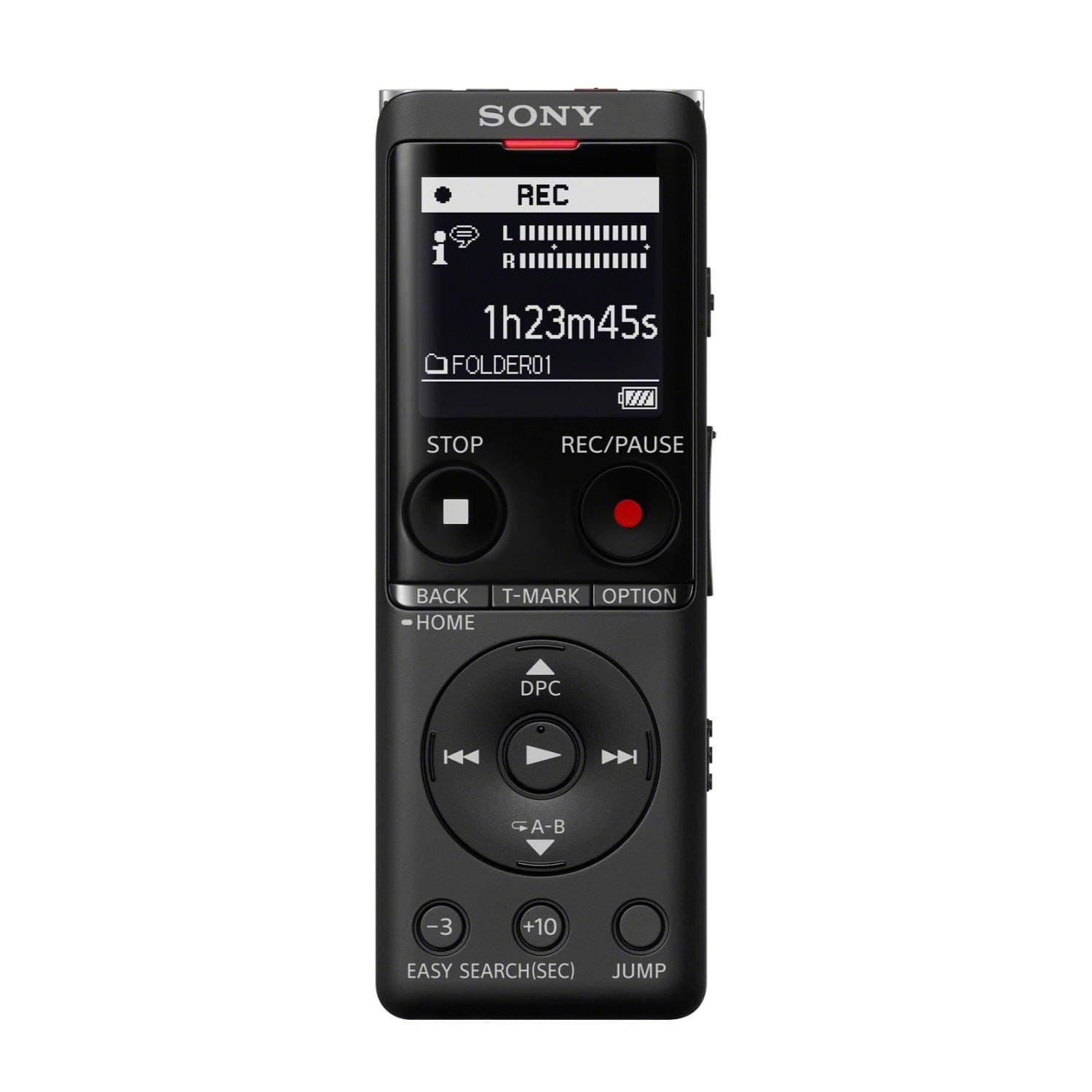 ICD-UX570 Digital Voice Recorder, ICDUX570BLK