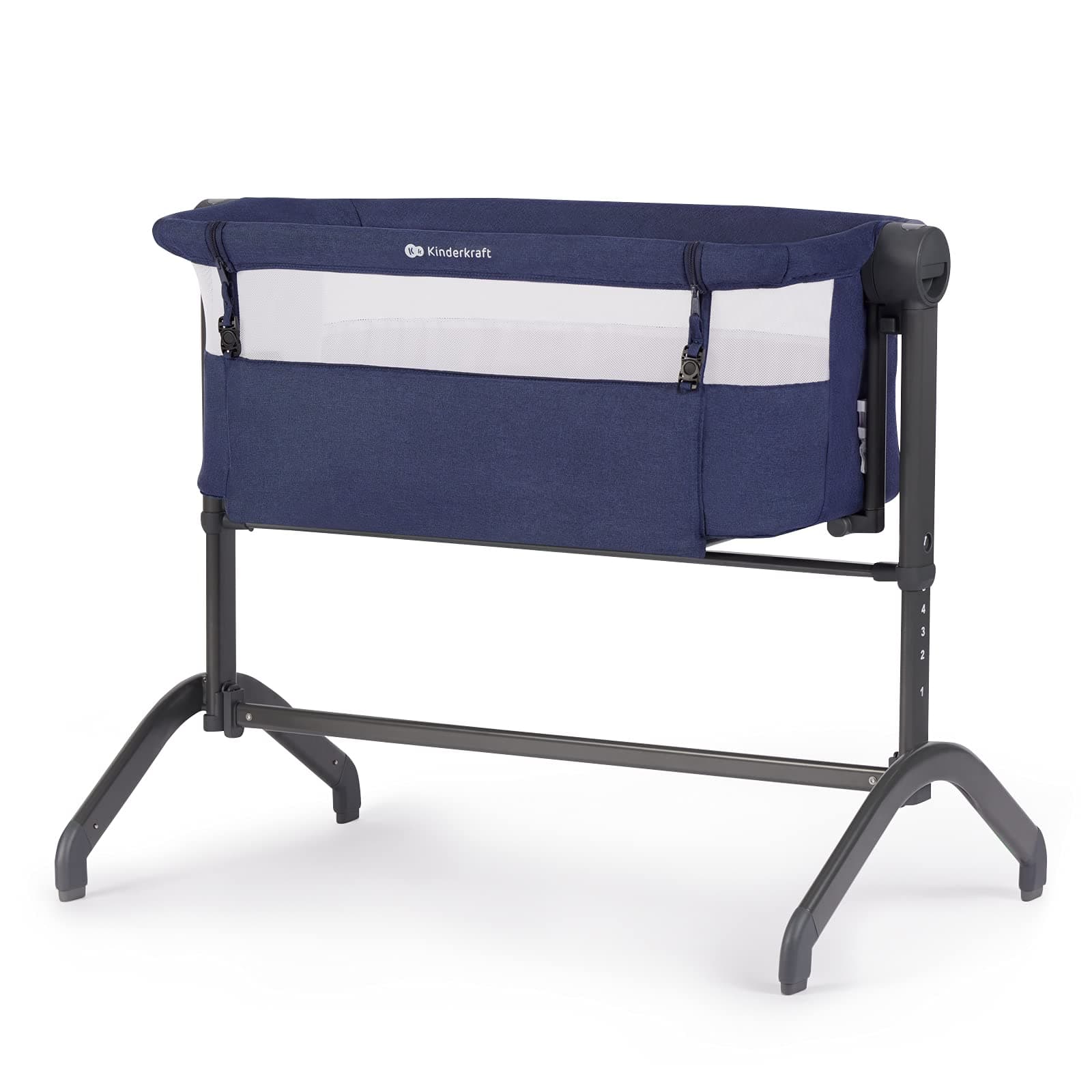 kk Kinderkraft BEA 2-in-1 Bedside Bed Navy