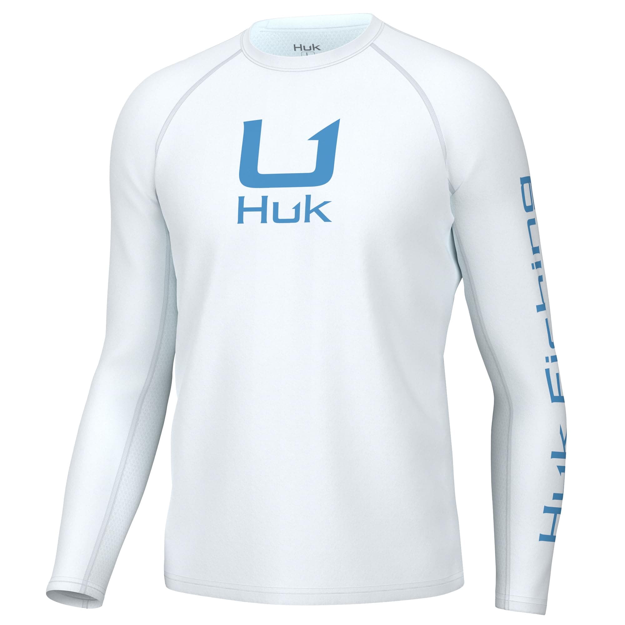 HUK Men's Icon X Crew, Long-Sleeve Performance Fishing Shirt