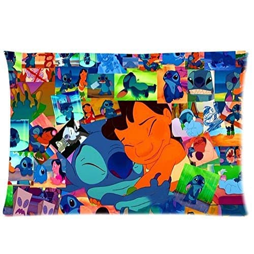OYEAH Anime Dakimakura Pillow Case Lilo And Stitch Anime Hugging Pillowcase Best Christmas Gift 20X30 Inch 2 Sides for home
