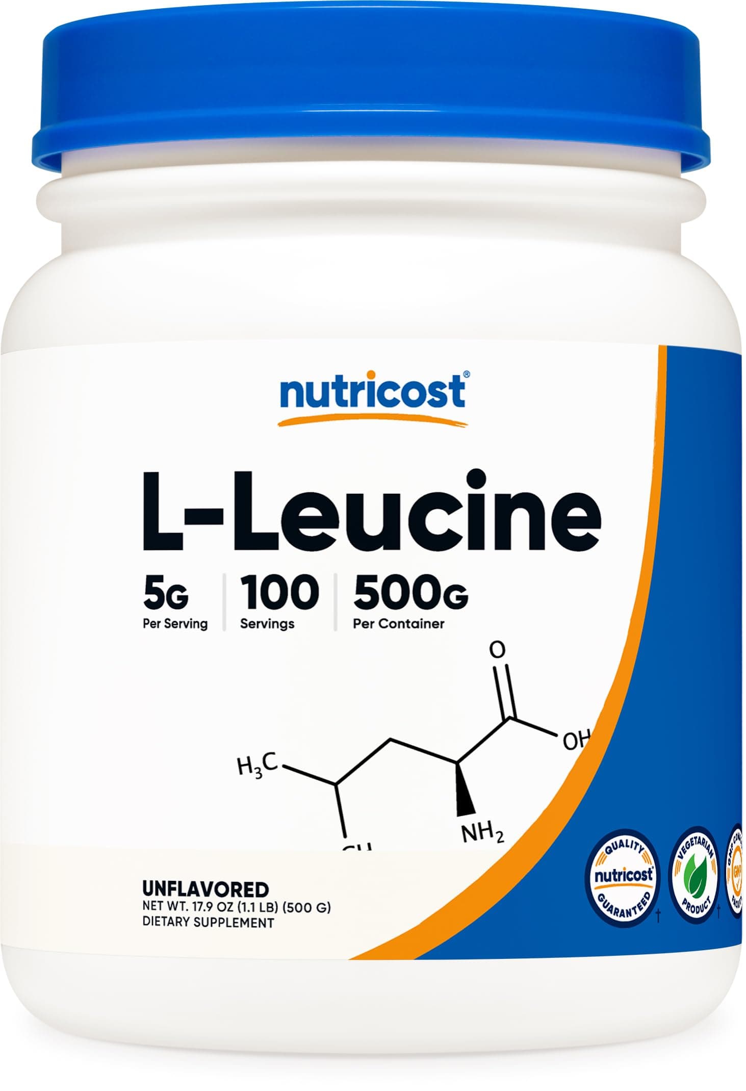 Pure L-Leucine Powder 500 Grams