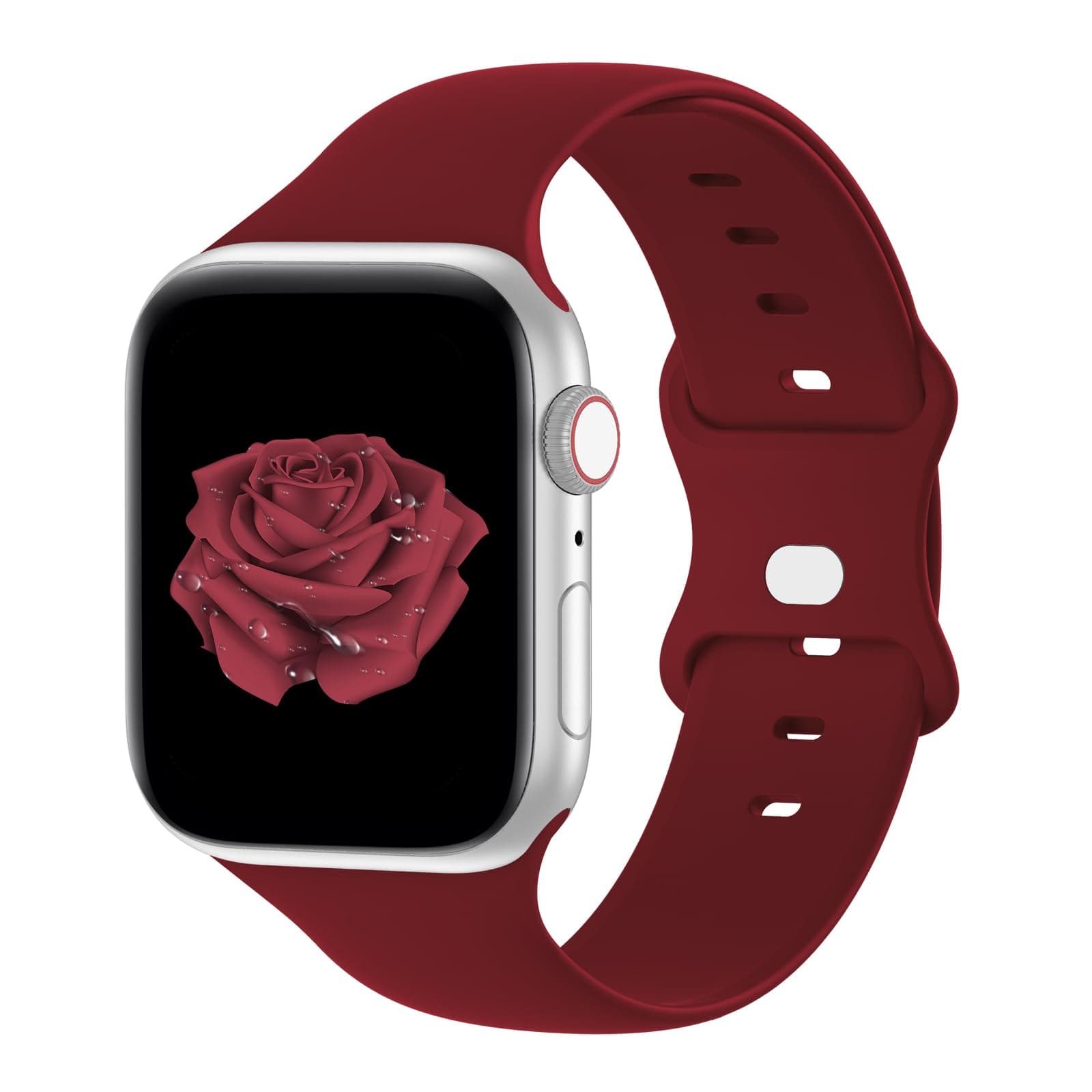 Bandiction Compatible with Apple Watch Series 3 38mm Series 5 40mm iWatch Bands 38mm 40mm 41mm, Soft Silicone Sport Replacement Strap Compatible for iWatch SE Series 7 6 5 4 3 2 1 Sport Edition