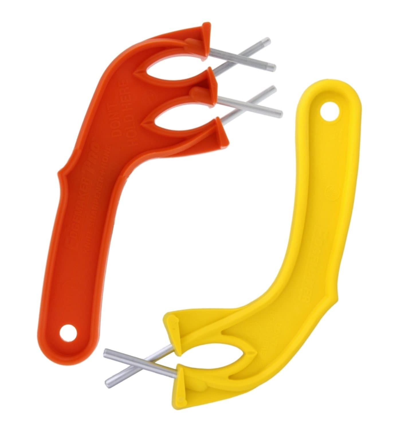 Knife Sharpening Set - Includes Edgemaker Pro for Sharpening and Golden Touch Finishing Tool for Polishing any Blade - Durable, Portable, Secure, Easy to Use - 2 Pack Kitchen Set