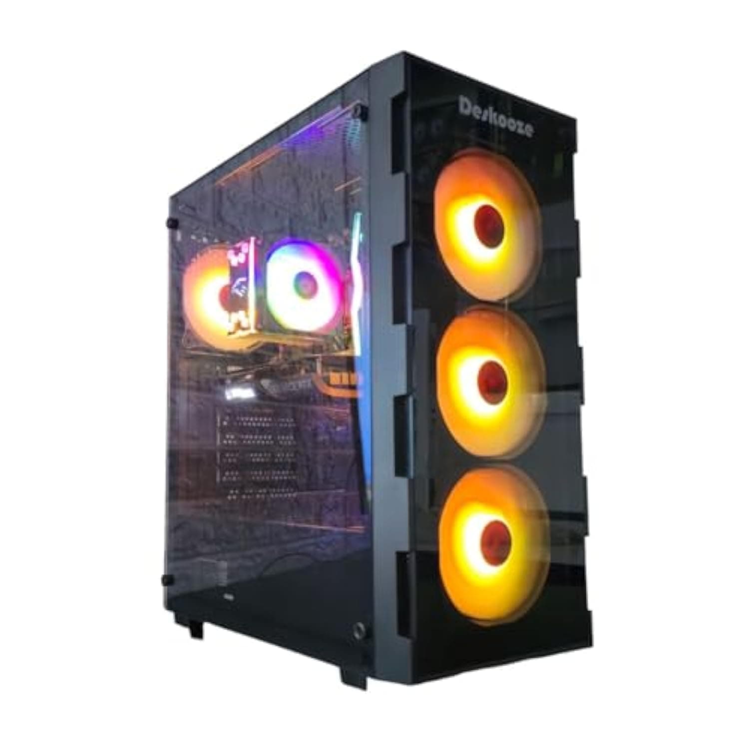 Generic EID GAMING PC, I5 12400F, 16GB RAM DDR4, RTX 4060 8GB GPU, 1TB NVME SSD, 650W BRONZE PSU, CPU AIR COOLER RGB, 4 ARGB FANS BLACK CASE, H610M MOTHERBOARD (Upgraded)