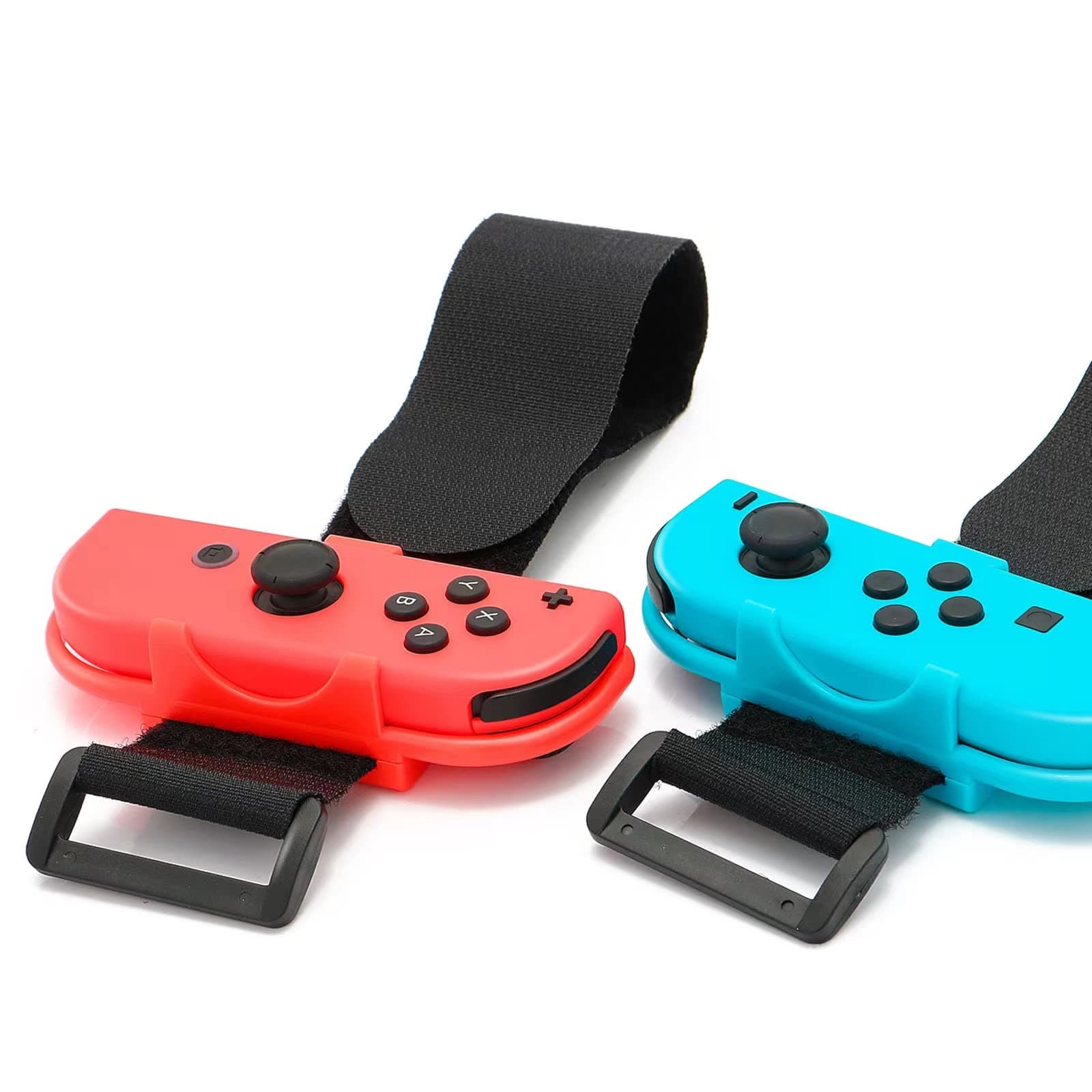 Wrist Bands for Switch Dance 2025 2024 2023 2022 - Blue and Red (Fit for Thin Wrist - 3.15-7.5 inches Wrist Circumference) - Pack of 2