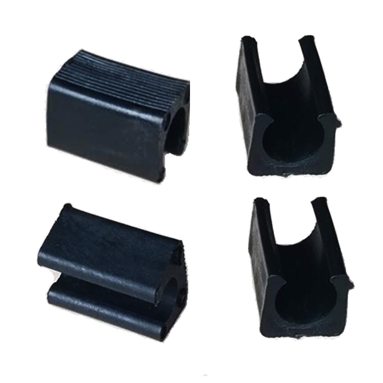 Hairpin Leg Feet Protectors,Fit for 3/8" and 1/2"Hairpin Leg,Set of 4 (Black)