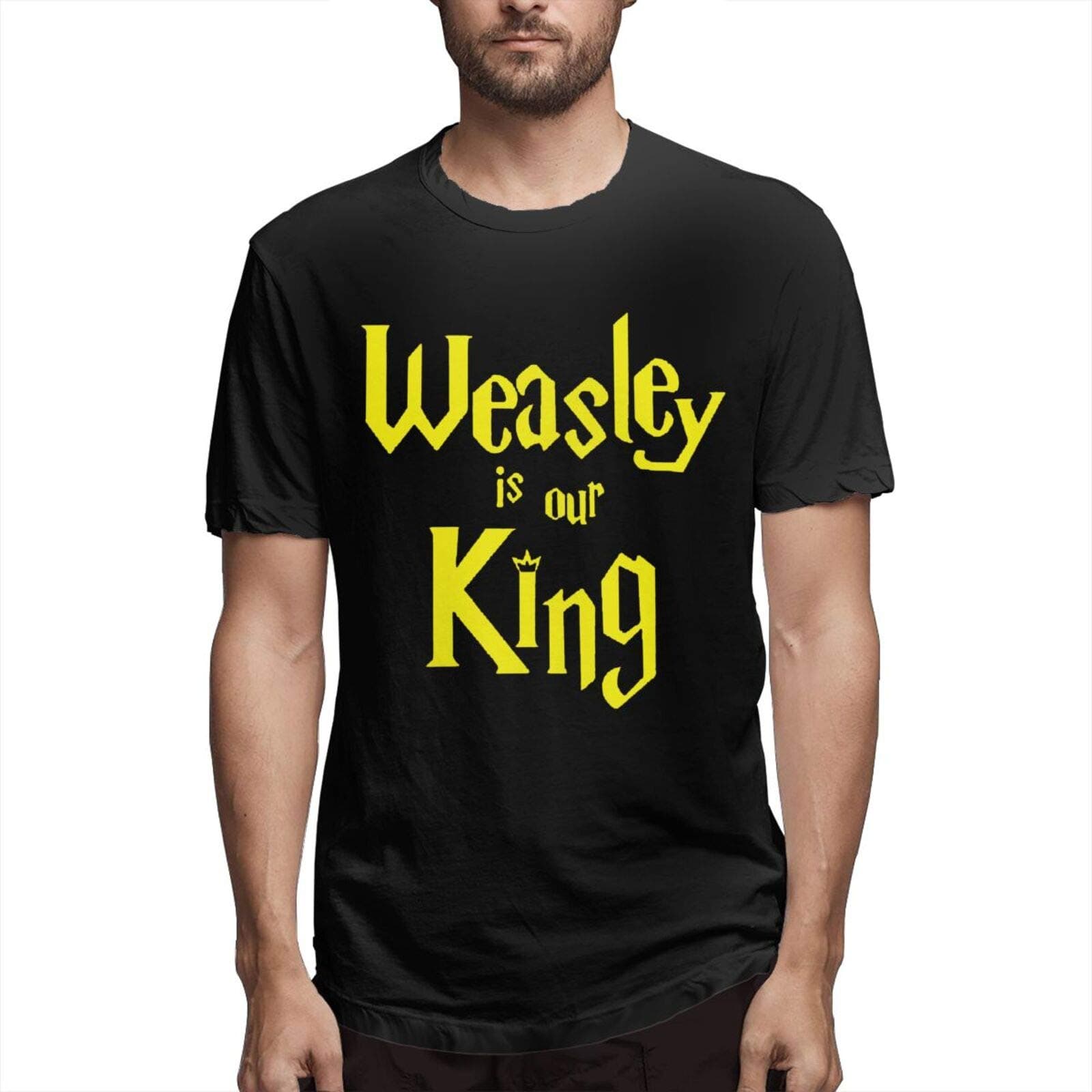Weasley is Our King Men's Short Sleeve Cotton Adult T-Shirt