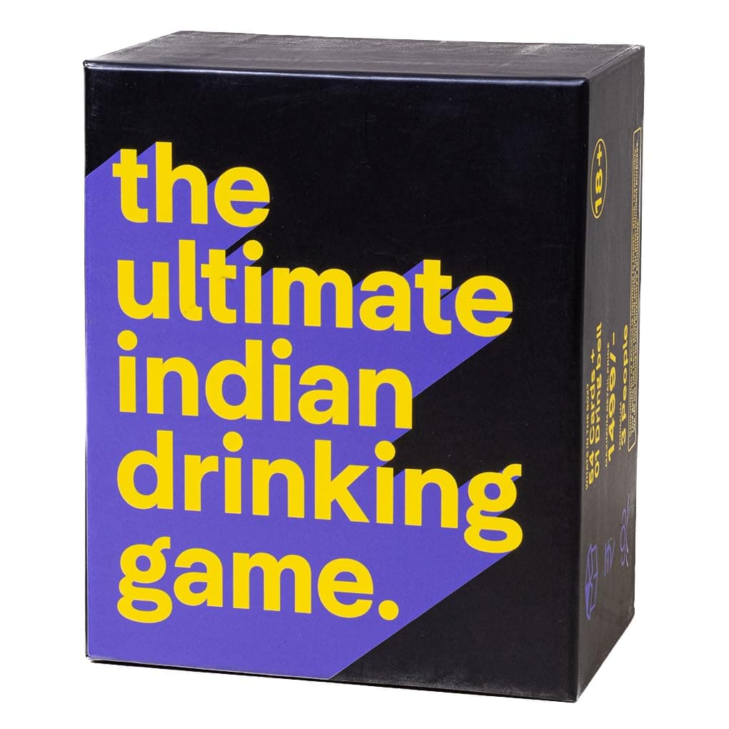 The Ultimate Indian Drinking Game - India's #1 House Party Game for Friends Adult | Truth Or Dare Cards | Perfect for Birthday, Bachelor & Gifts for Friends (Multicolour, 55 Cards)