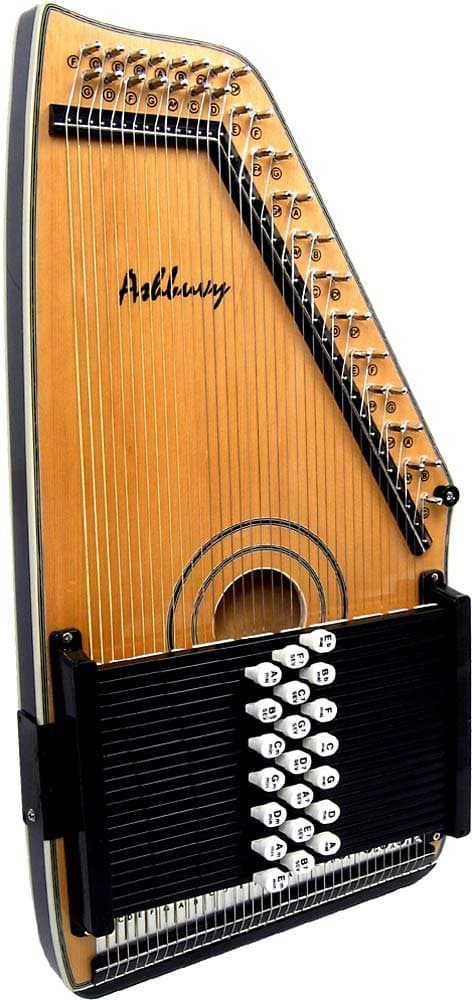 Ashbury 21 Bar Electro Autoharp, Multicolor