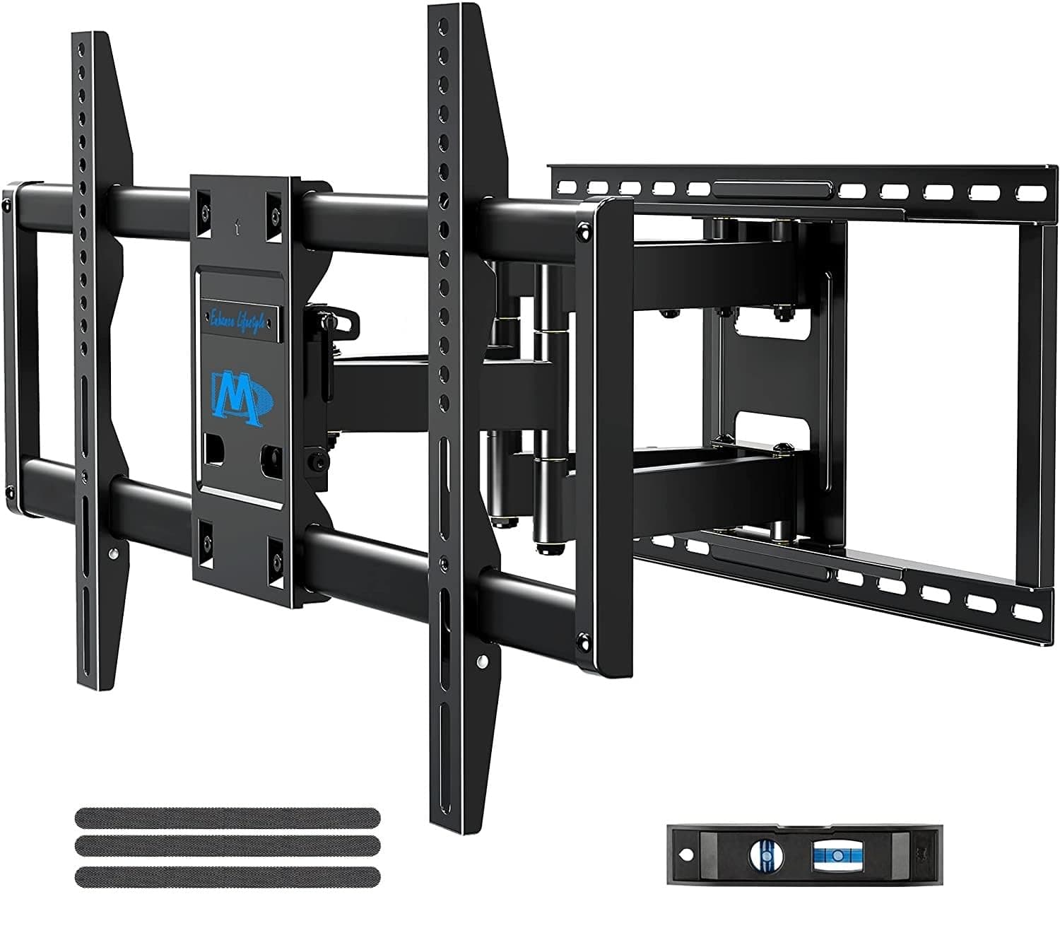 - TV Wall Mount TV Bracket for Most 42-90 Inch TV, Pre-Assembled Full Motion TV Mount with Articulating Arms, Max VESA 800x400mm 132 lbs. Loading, Fits 16", 18", 24" Studs, MD2298-XL