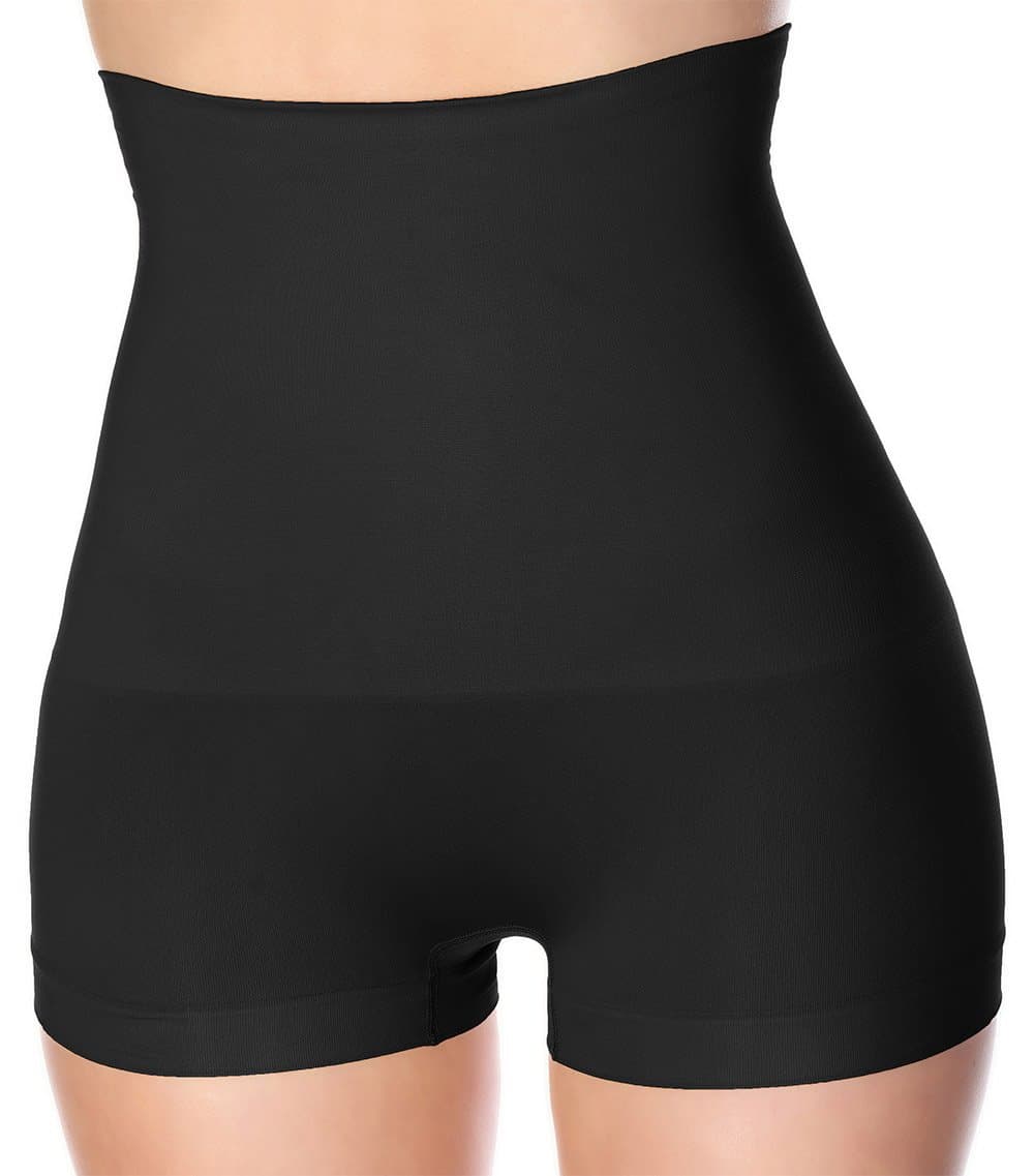 La Reve Womens Hi-Waist Boyshort Shapewear - Body Shaper Panty