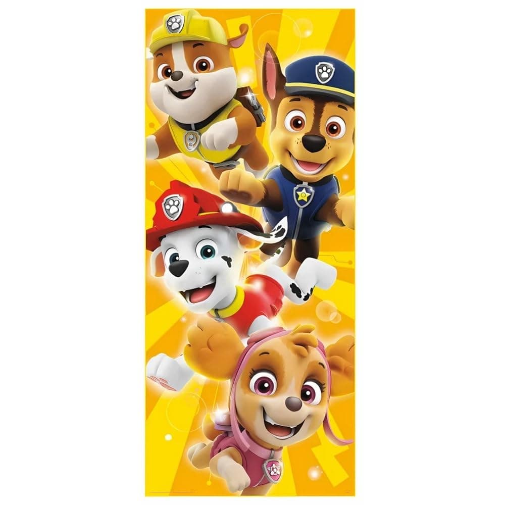 Unique Paw Patrol Door Multicolor Poster - 27" x 60" (1 Pc) - Adorable Wall Decor for Kids Room, Perfect Celebratory Accessory for Fans