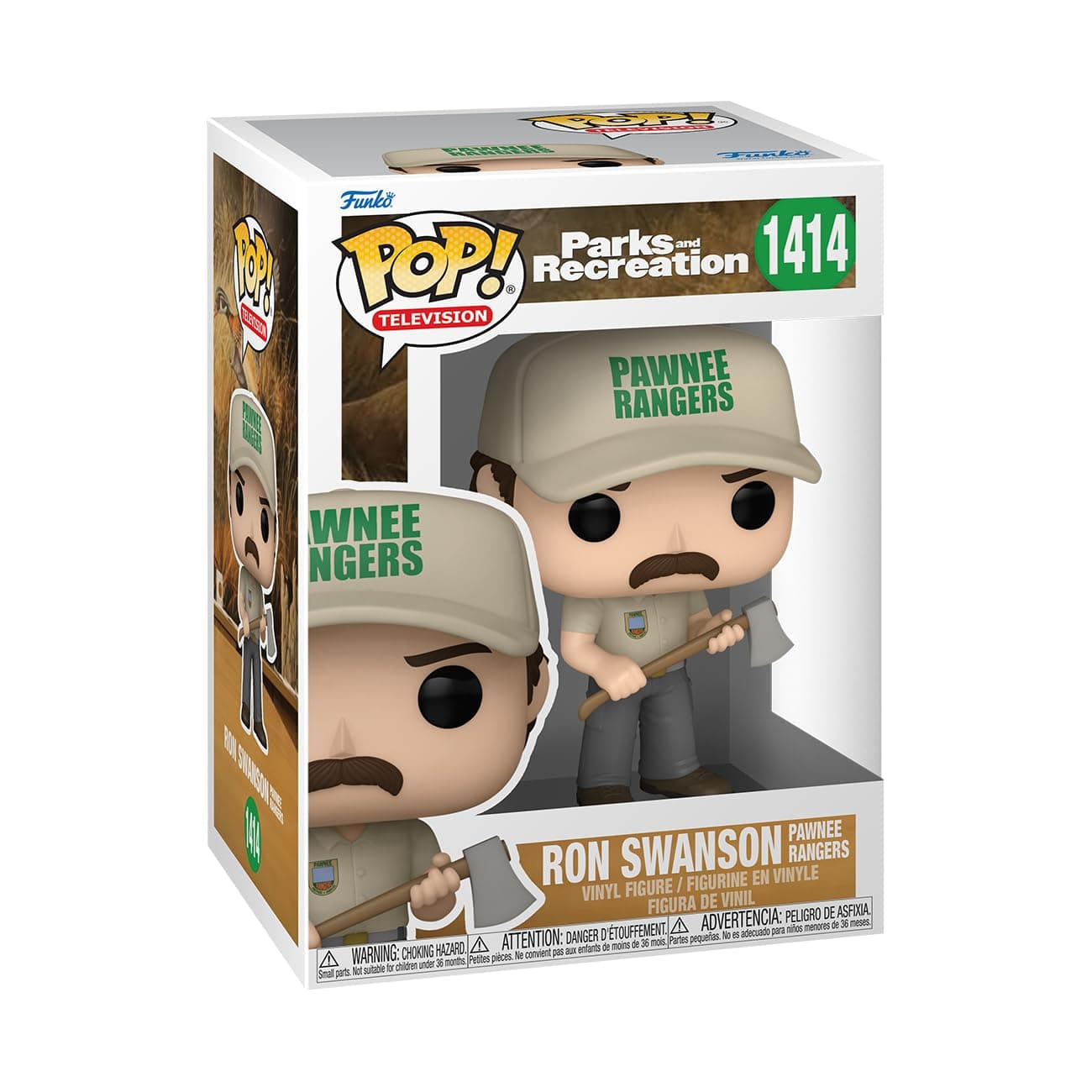 POP! TV: Parks & Recreation - Ron Swanson Pawnee Goddesses Sash - Parks and Recreation - Collectable Vinyl Figure - Gift Idea - Official Merchandise - for Kids & Adults - TV Fans