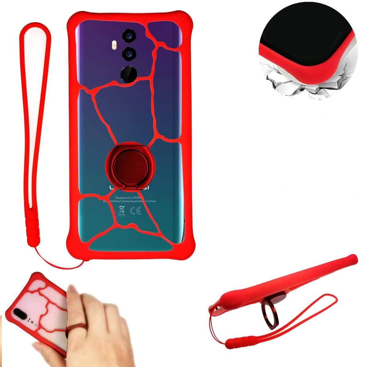Universal Cover Case for Elephone PX E10 A7H U3H A6 U3 P11 A3 A5 PX U2 A2 A4 U P8 H1 S8 A8 P8 A1 C1 Z1 C1X Soldier SX P60 S7 C9 LITE Mini 3D MAX Pro Red
