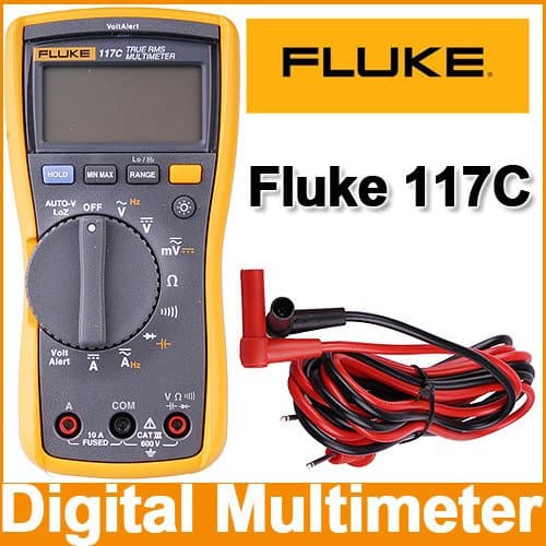 FLUKE 117C HAVC VoltAlert Backlight Multimeter