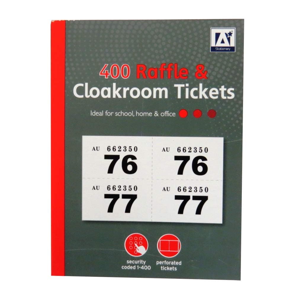Anker International Stationary "1-400" Cloakroom Ticket