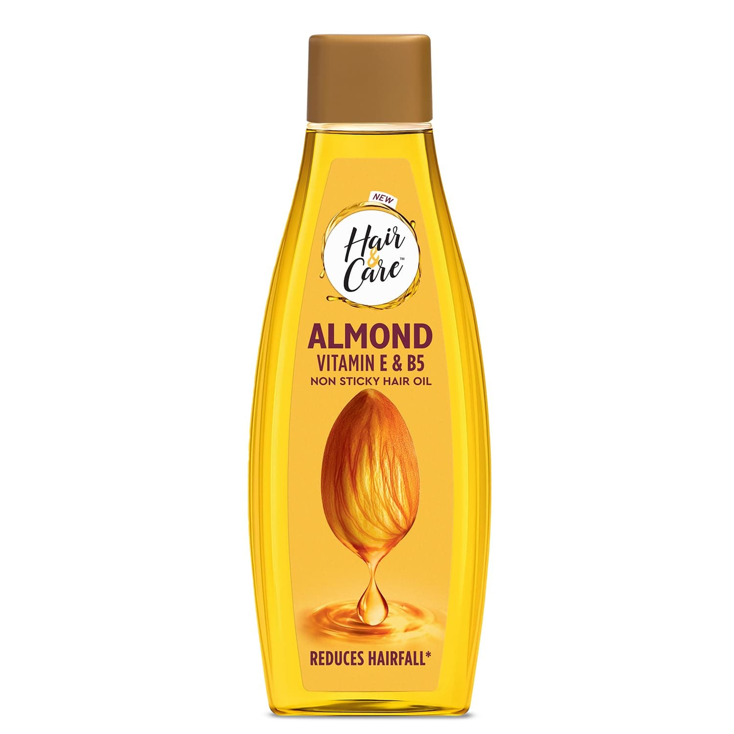 Hair & Care with Almond, Non-Sticky Hair Oil, 500ml
