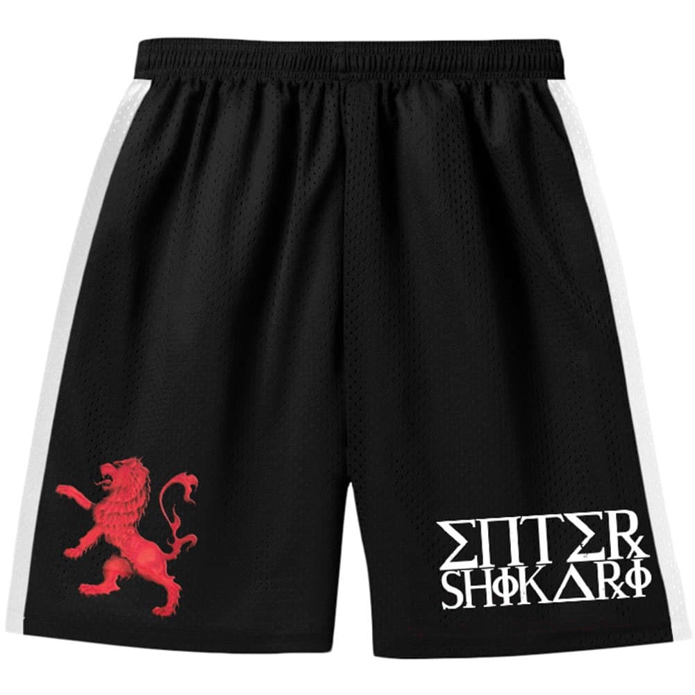 Enter Shikari Men's Lion Gym Shorts Black