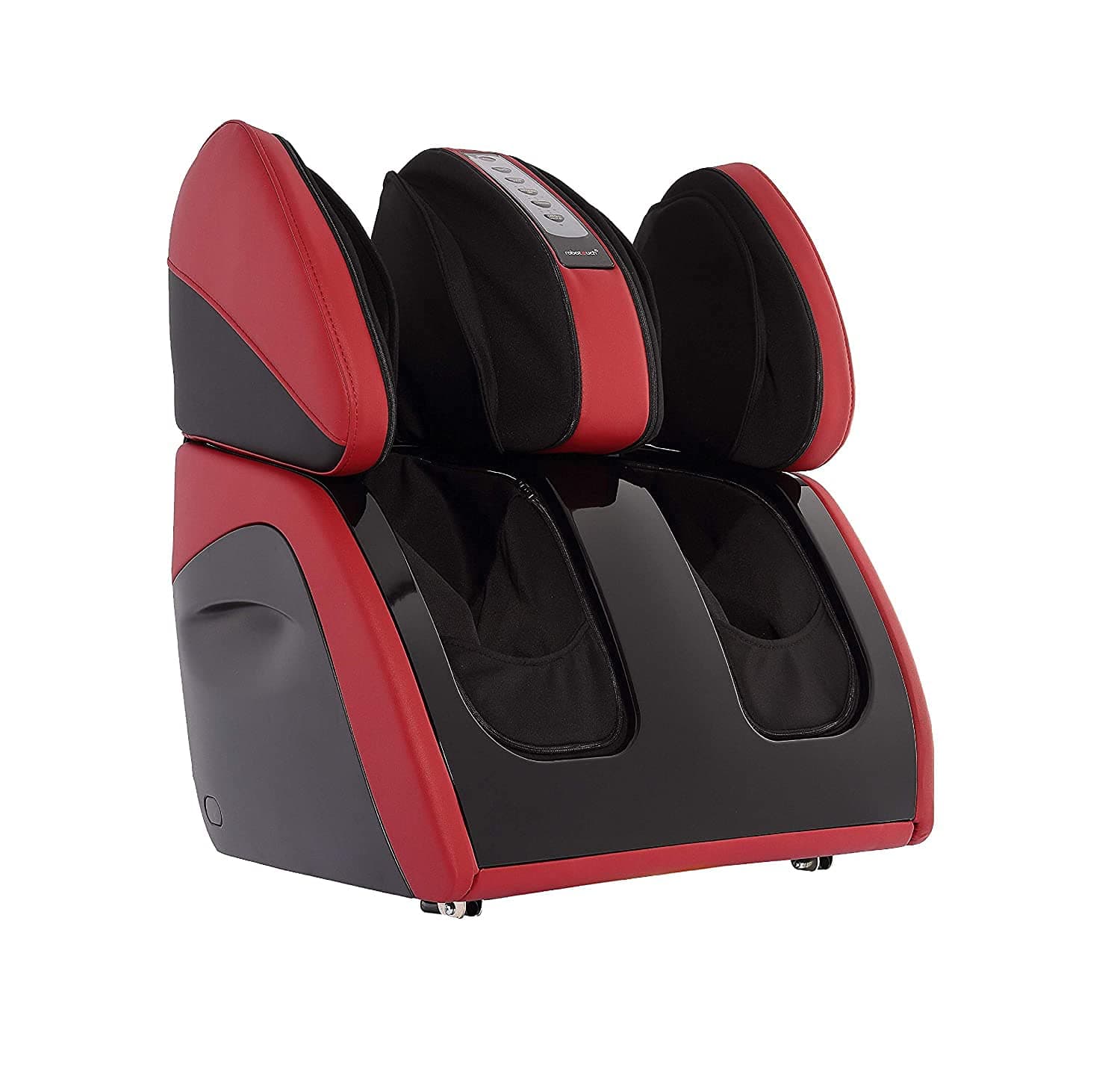 - RoboTouch Classic Corded Electric Plus Leg And Foot Massager With Kneading And Vibratory Reflexology For Pain Relief In Calves, Thigh, Feet, And Ankles, One Year Warranty. (Red)
