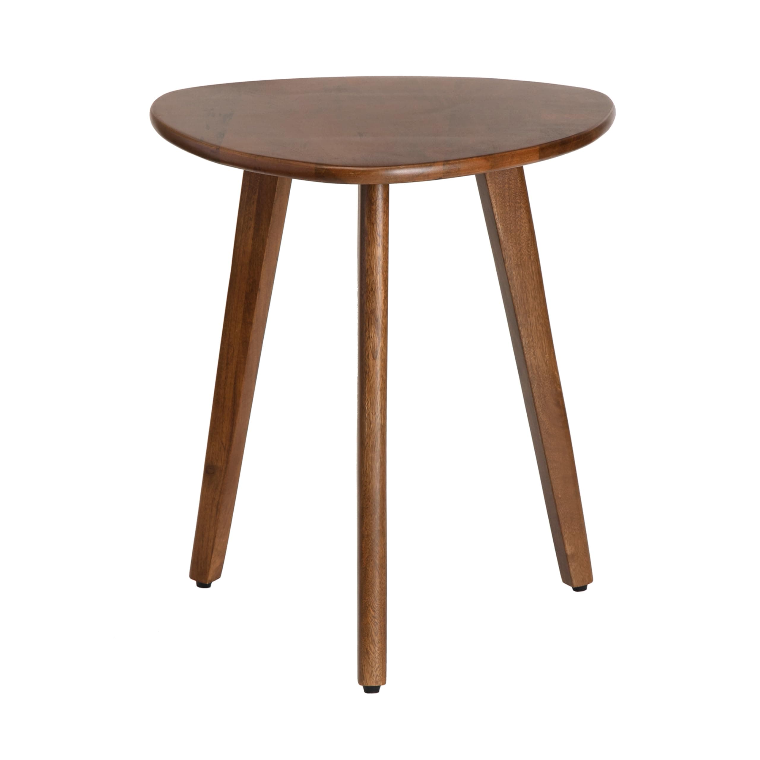 MH London Side Table - Wandsworth wooden End Table. Exclusively Designed Hand-Crafted Small Nightstand. Solid Wood Round End Table. Contemporary Bedside Table for Bedrooms, Living Room and Home Office