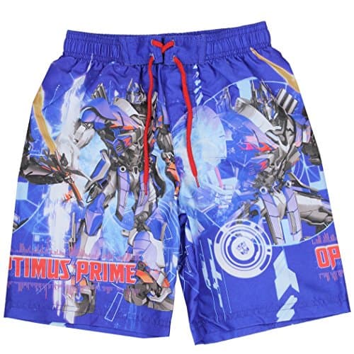 Transformers Little Boys' Optimus Prime Swim Trunks