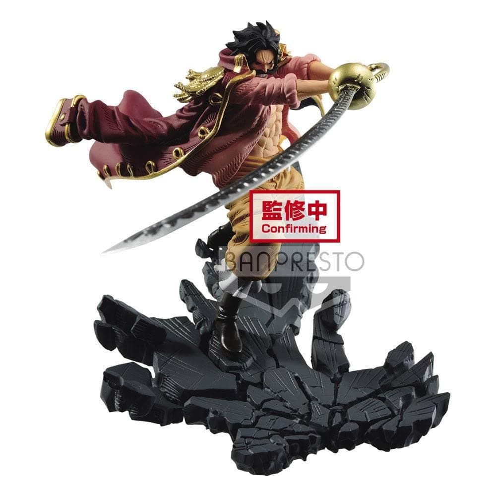 Banpresto ONE Piece Manhood-GOL.D.Roger-(ver.A), Multiple Colors (BP17513)