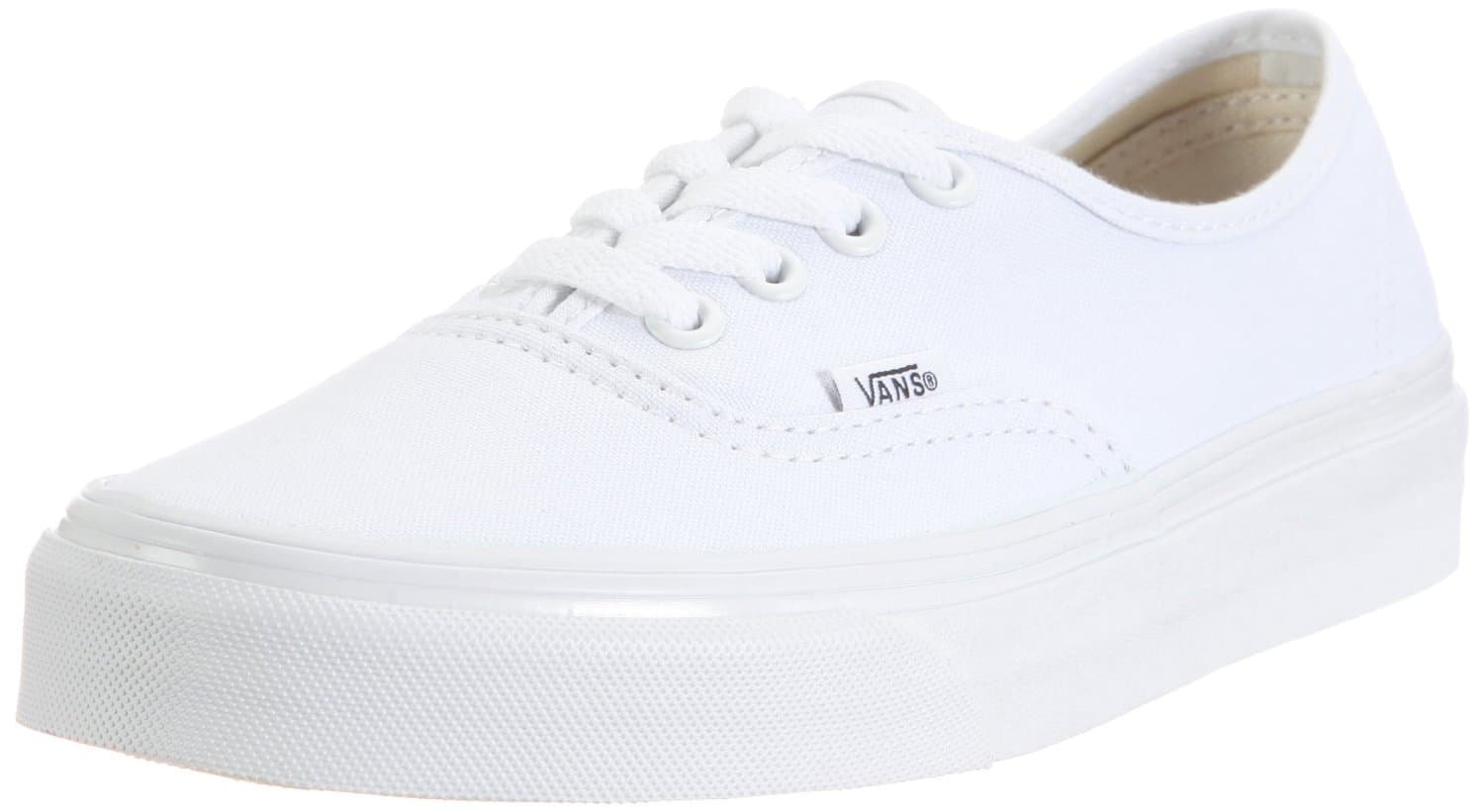 Vans Men's Authentic Pro Skate Shoe True White/True White…