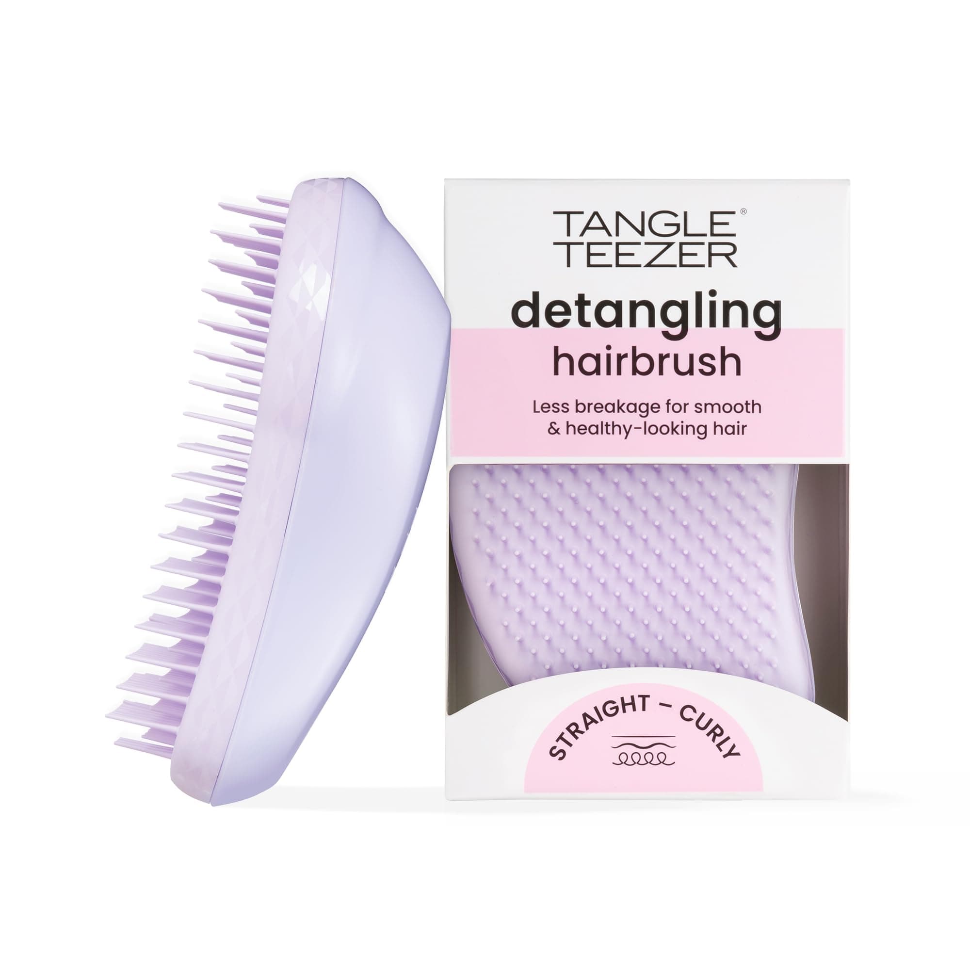 Original Detangler Brush, Dry & Wet Hairbrush for All Hair Types, Lilac