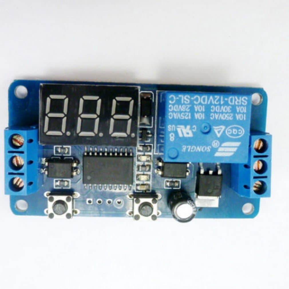 LETMEDEDAOTA DC 12V LED Display Digital Delay Timer Control Switch Module PLC Automation TOP