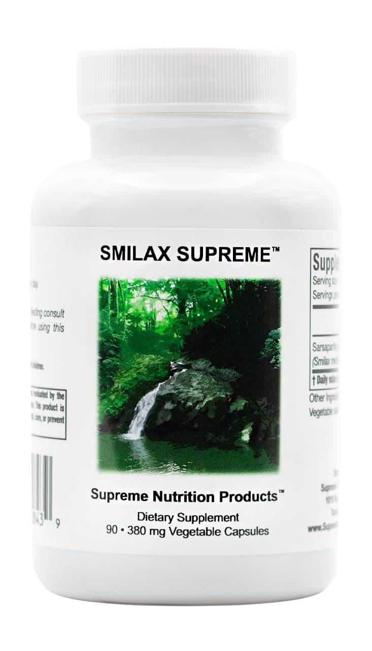 Smilax , 90 Pure Sarsaparilla Vegetarian Capsules