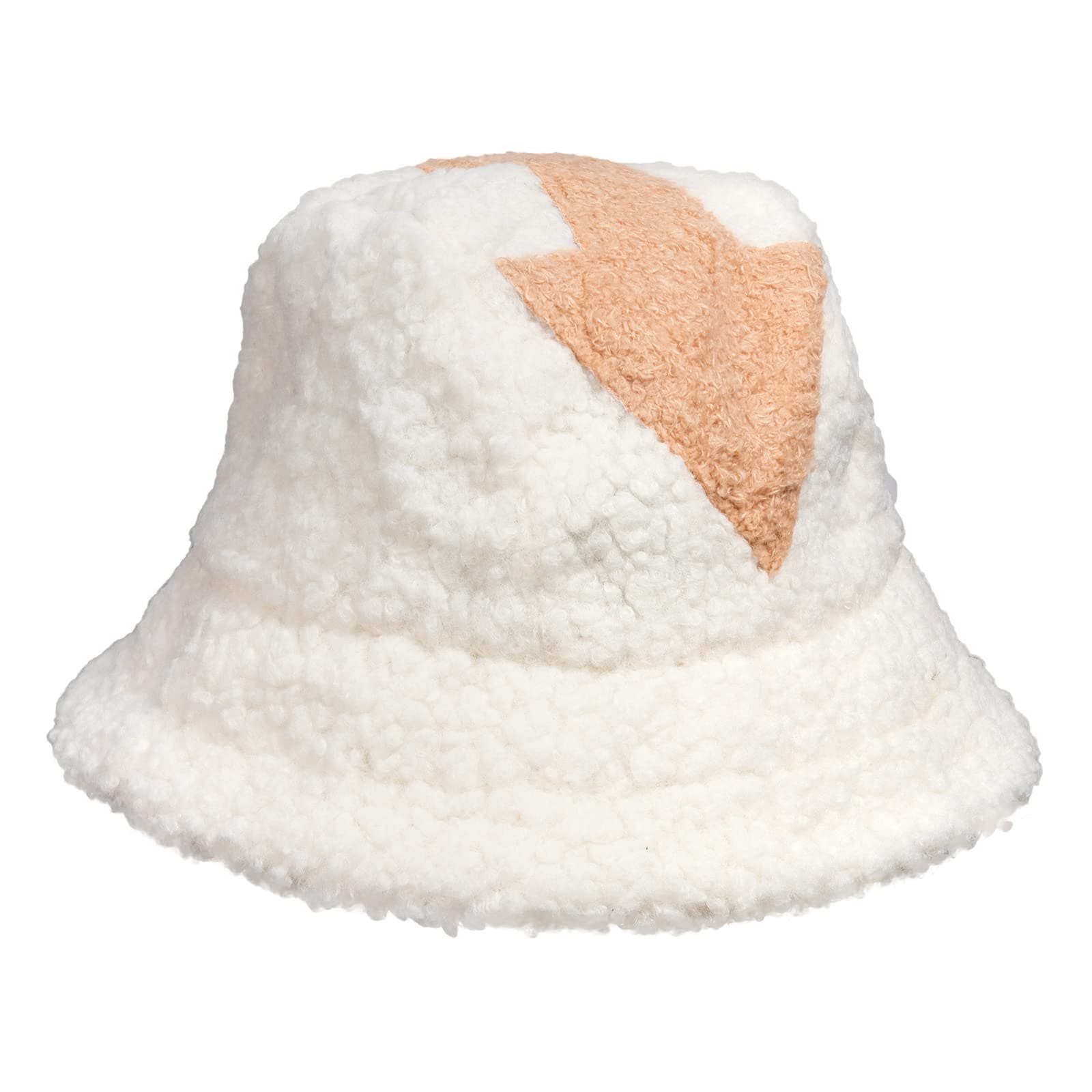 ShioewBy The Last Airbender Appa Bucket Hat Avatar Aang Costume Lambswool Winter Hats White, White, L