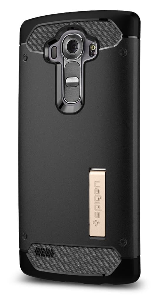 Spigen Rugged Armor Designed for LG G4 Case (2015) - Black