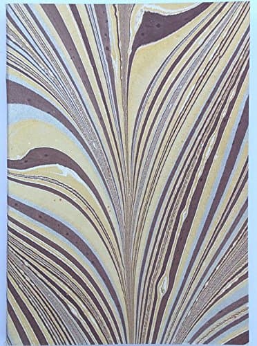 Nipod Charkha Beautifully Designed Handmade Diary Yellow Marble Print (18cm*13cm*2cm) 100 Pages